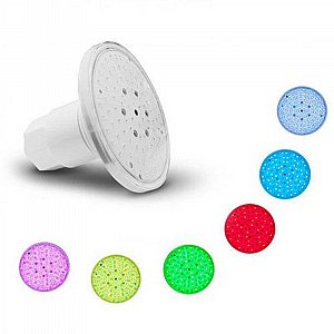 נורת לד צבעונית קוטר 10 ס"מ RGB 6W נורת לד צבעונית קוטר 10 ס"מ RGB 6W