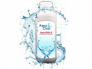 Aqua Clear™ - Aqua clore 5 - חומר חיטוי רב שימושי לג'קוזי Aqua Clear™ - Aqua clore 5 - חומר חיטוי רב שימושי לג'קוזי