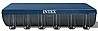 בריכה מלבנית אולטרה INTEX דגם 26364 סדרת ULTRA XTR + משאבת חול 2,100 גלון