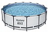 בריכה עגולה BESTWAY דגם 5612X + משאבת נייר 800 גלון