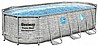 בריכה לגינה ראטן אובלית אולטרה BESTWAY דגם 56716 + משאבת נייר 1,500 גלון