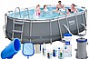 חבילת BASIC בריכה לגינה אובלית אולטרה BESTWAY דגם 56620B