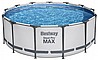 בריכה עגולה אולטרה BESTWAY דגם 5618W + משאבת נייר 800 גלון