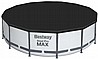 בריכה עגולה אולטרה BESTWAY דגם 5618W + משאבת נייר 800 גלון
