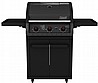 גריל גז 3 מבערים גלקסי + מדפים מתקפלים - COLEMAN 3 GALAXY 37500 BTU - צבע שחור מגורגר