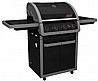 גריל גז 4 מבערים גלקסי + כירת צד - COLEMAN 4 GALAXY 63000 BTU - צבע שחור