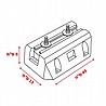 זוג תושבות למשאבות חום מאוורר צידי SXX450
