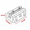 זוג תושבות למשאבות חום מאוורר צידי SXX450