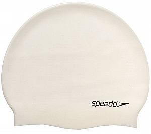 כובע שחייה לבן דגם Silicone Cap של speedo כובע שחייה לבן דגם Silicone Cap של speedo