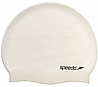 כובע שחייה לבן דגם Silicone Cap של speedo