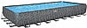 בריכה מלבנית אולטרה BESTWAY דגם 561KJ + משאבת חול 2,200 גלון APX