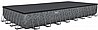 בריכה מלבנית אולטרה BESTWAY דגם 561KJ + משאבת חול 2,200 גלון APX