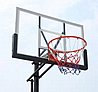 DUNK M025 מתקן סל מקצועי מתכוונן עד 3.05 מטר לוח פוליקרבונט 44 אינץ'
