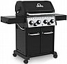 גריל גז 4 מבערים + כירת צד ושיפוד רוטיסרי BROIL KING CROWN 490 65,000BTU