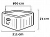 ג'קוזי מתנפח INTEX שברון דגם 28446