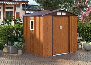 מחסן מתכת פרימיום GARDEN דגם SB 11W96 מחסן מתכת פרימיום GARDEN דגם SB 11W96