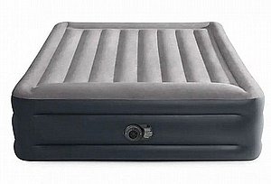 מזרון מתנפח זוגי INTEX 64136 + משאבה חשמלית מובנית גובה 42 ס"מ מזרון מתנפח זוגי INTEX 64136 + משאבה חשמלית מובנית גובה 42 ס"מ