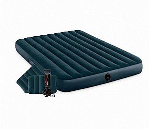 מזרון מתנפח זוגי DuraBeam Intex 64736 +משאבה ידנית מזרון מתנפח זוגי DuraBeam Intex 64736 +משאבה ידנית