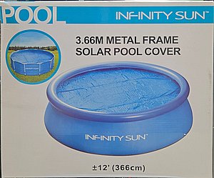 כיסוי סולארי 3.66 מ' עובי 0.18 INFINTY 3D.05.009 כיסוי סולארי 3.66 מ' עובי 0.18 INFINTY 3D.05.009