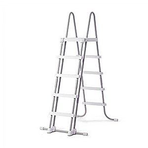 סולם לבריכה ביתית 4 שלבים בגובה 122 ס"מ INTEX דגם 28076 סולם לבריכה ביתית 4 שלבים בגובה 122 ס"מ INTEX דגם 28076