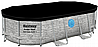 בריכת ראטן אובלית אולטרה BESTWAY דגם 56714 + משאבת נייר 530 גלון