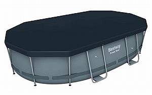 כיסוי לבריכה אובלית 488X305 ס"מ BESTWAY דגם 58262 כיסוי לבריכה אובלית 488X305 ס"מ BESTWAY דגם 58262